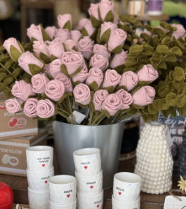 Les-roses-feutrine-bouquet